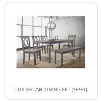 COS-BRYAN DINING SET (1+4+1)